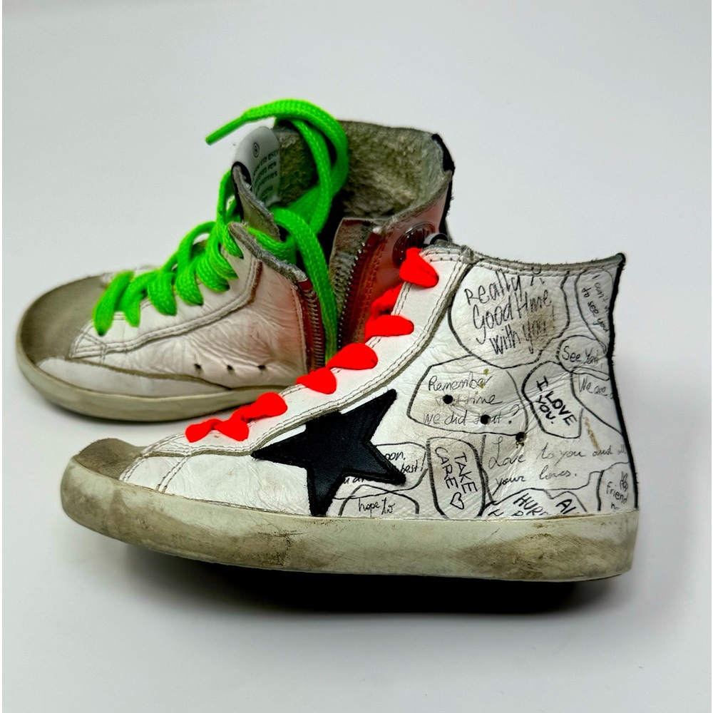 Golden Goose Francy High Top Trainers, Babe. Size: 25